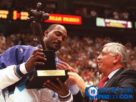 NBA十大MVP球員，35歲的喬丹依舊拿了MVP獎！