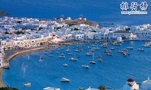 世界上最美的海：希臘愛琴海(浪漫旅程的象徵)