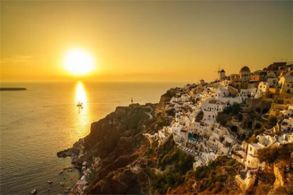 世界最美的十大落日 聖托里尼島落日美到讓人窒息,一輩子必去
