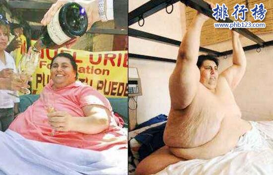 世界上最胖的男人：曼努埃爾·烏里韋(體重1120斤還找到了老婆)