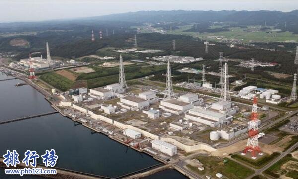 世界十大核電站排名 日本柏崎刈羽核電站裝機容量8212兆瓦時
