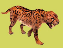 史上最兇殘的貓科動物：異劍齒虎（生存在170萬年前）