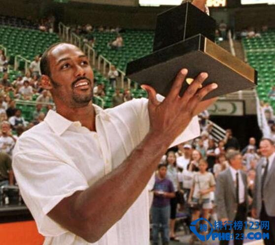 NBA十大最老MVP的球員，卡爾馬龍35歲獲MVP！