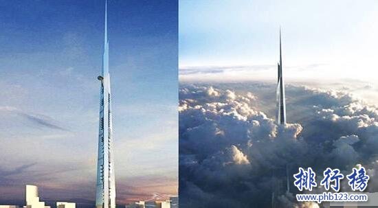 世界上最高的樓是什麼,沙特王國大廈1600米刺破雲層