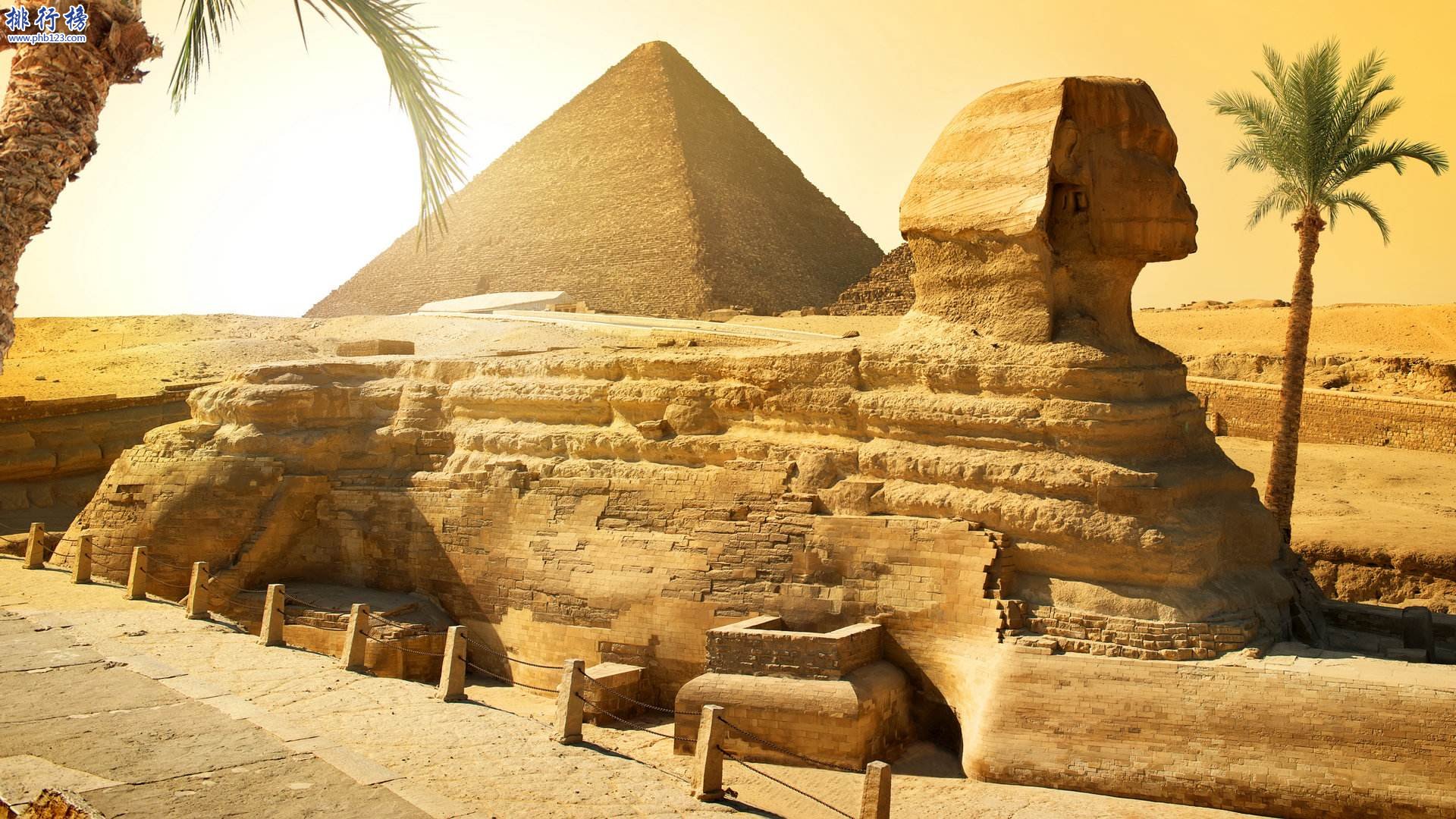 世界古代十大奇蹟建築排行榜：埃及胡夫金字塔排名第一
