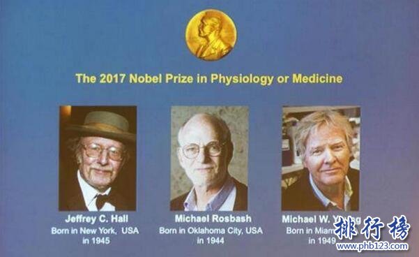 2017諾貝爾生理學或醫學獎：三名美國科學家共享