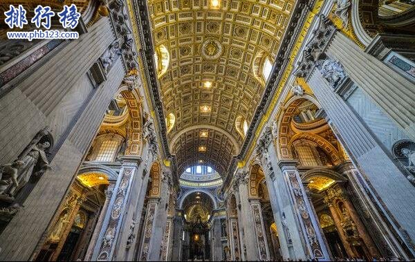 世界最著名的五大教堂排名 聖彼得大教堂可容納6萬人同時祈禱