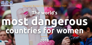 全球十大女性最不安全國家：美國上榜,印度第一(強姦大國)