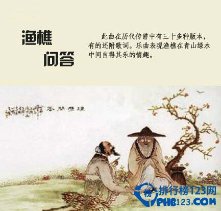 一曲一故事 盤點中國古代十大名曲
