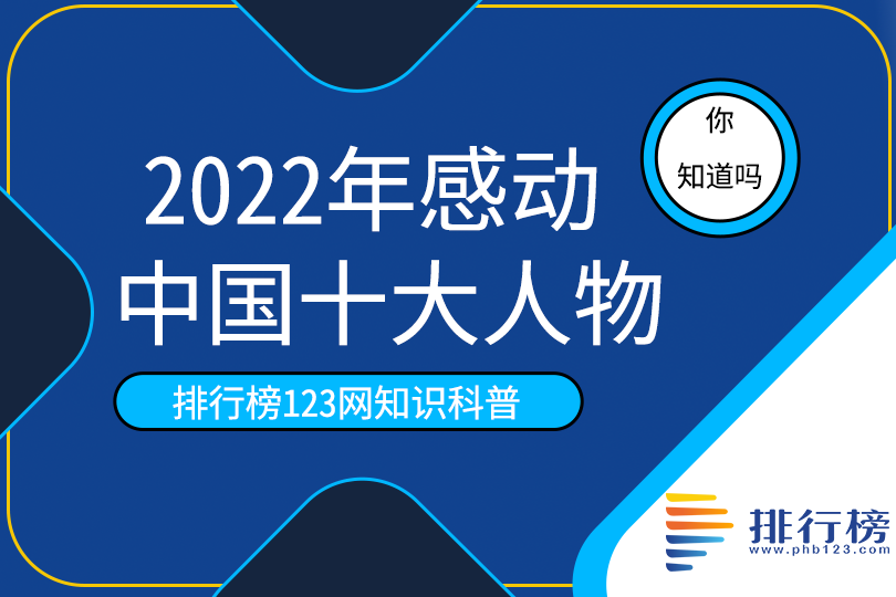 2022年感動中國的十大人物