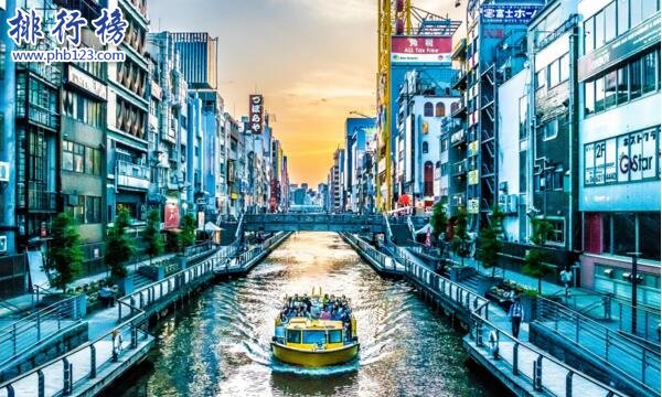 日本十大城市排名 東京GDP占日本全國一半