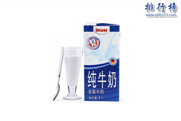 純牛奶哪個牌子好 純牛奶十大品牌排行榜