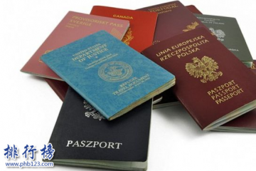 世界護照含金量排名2018，全球護照免簽2018完整榜單