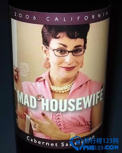 世界十大最奇特葡萄酒品牌：瘋狂主婦Mad Housewife