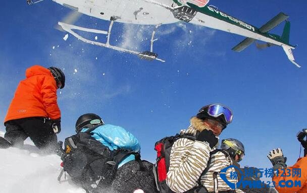 世界十大最危險運動，直升機滑雪不僅危險還貴！