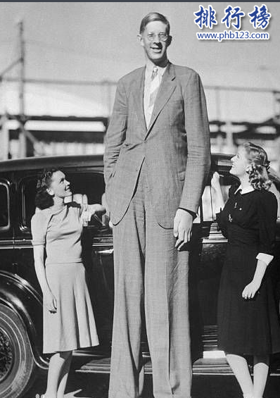 世界十大巨人排行榜:第七位女子比姚明還高29厘米