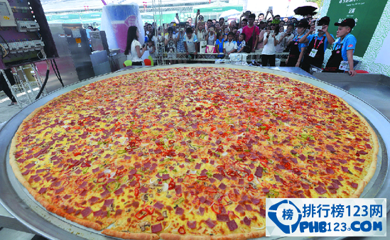 世界最大披薩出爐 創吉尼斯紀錄