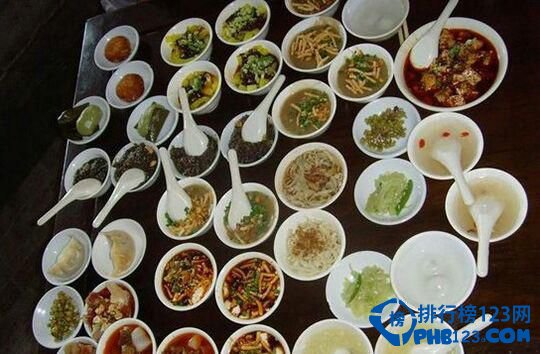 中國小吃最多的城市排名