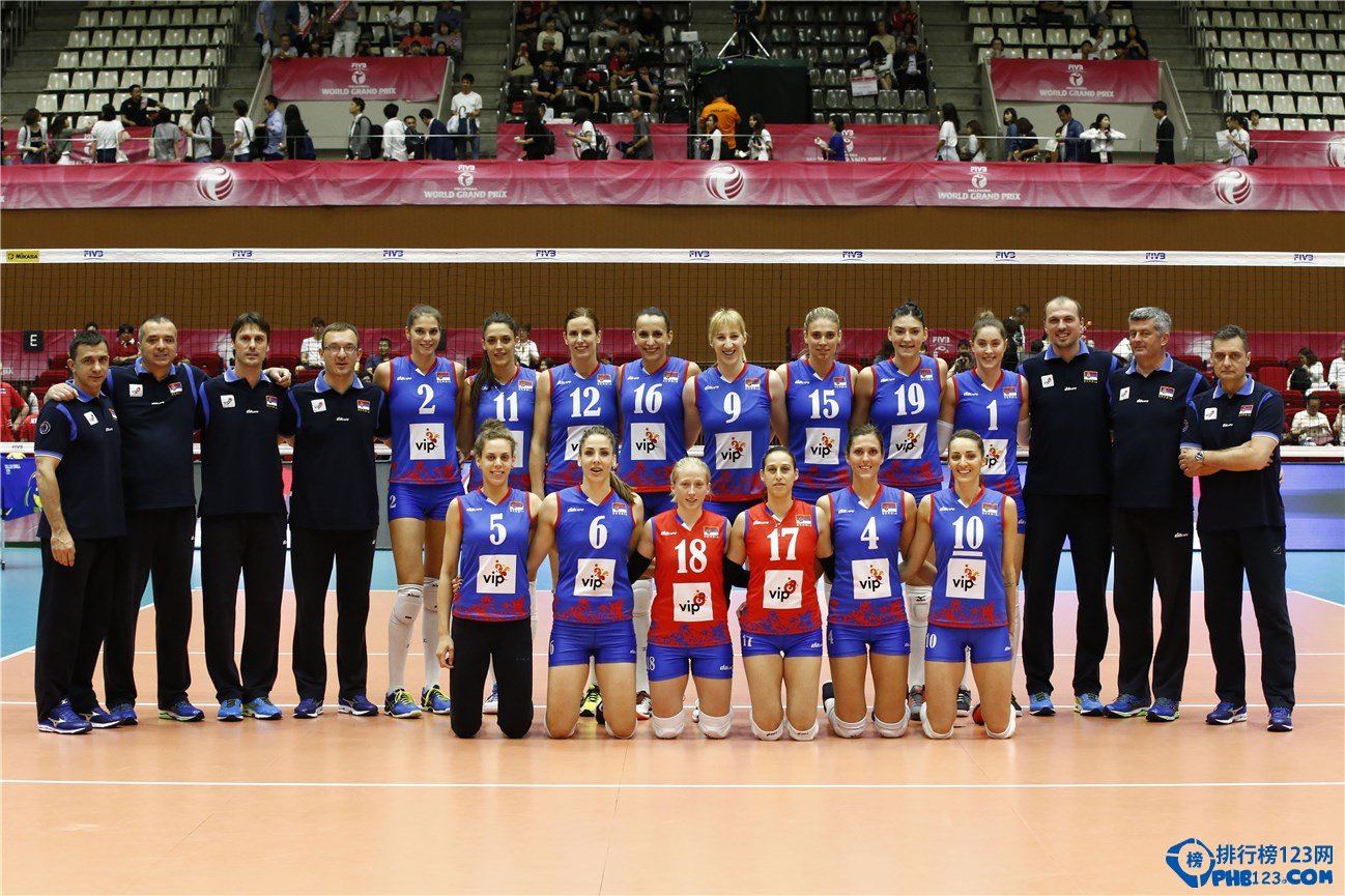里約奧運會塞爾維亞女排隊員