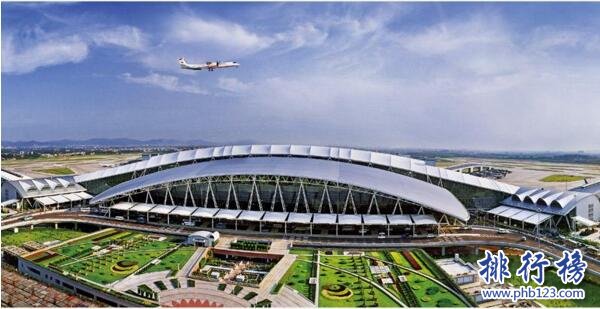 中國十大機場排名 中國最繁忙的機場及其人流貨運量