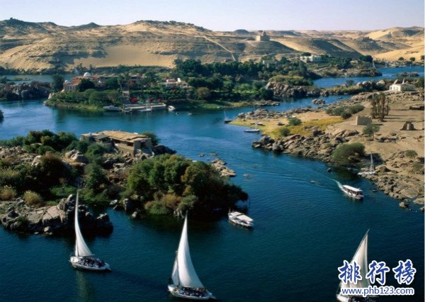 世界上最長的河流,尼羅河全長6670千米（埃及文明發源地）