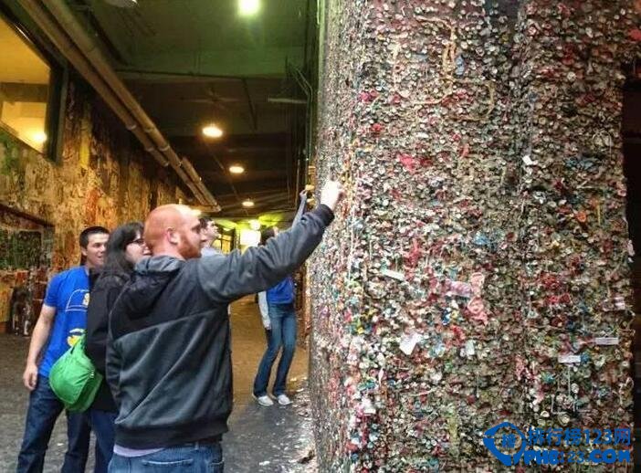 世界上最噁心的地方 口香糖牆成為旅遊景點