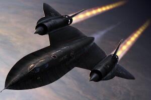 世界上速度最快的飛機,SR-71黑鳥偵察機(快過飛彈)
