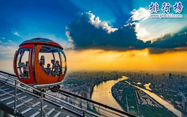 世界上最高的摩天輪,廣州塔摩天輪凌空450米（縱覽廣州全景）
