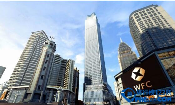 重慶最高的樓：環球金融中心(高339米/78層)