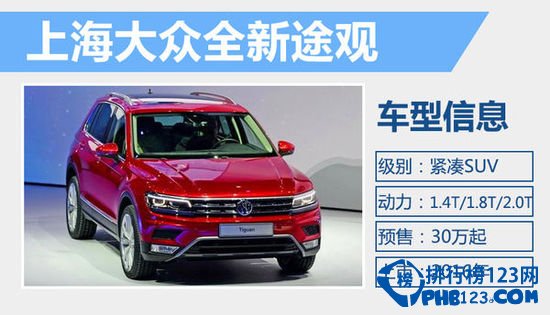 2016最值得期待的合資緊湊SUV：上海大眾全新途觀