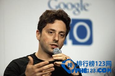 全球十大科技富豪榜第6名：Sergey Brin