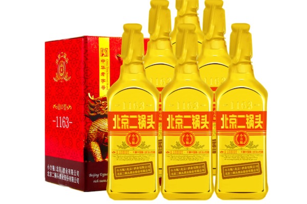 北京二鍋頭出口小方瓶多少錢一瓶