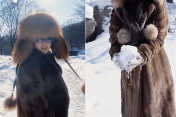 貂皮大衣能在雪地里穿嗎
