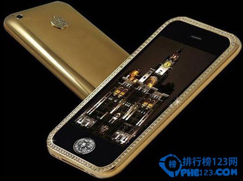 世界上十大最貴的手機之Goldstriker iPhone 3GS Supreme