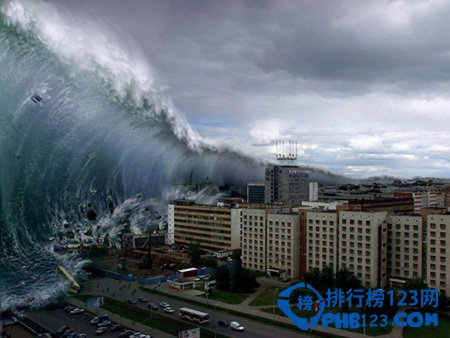 世界上最高的海嘯