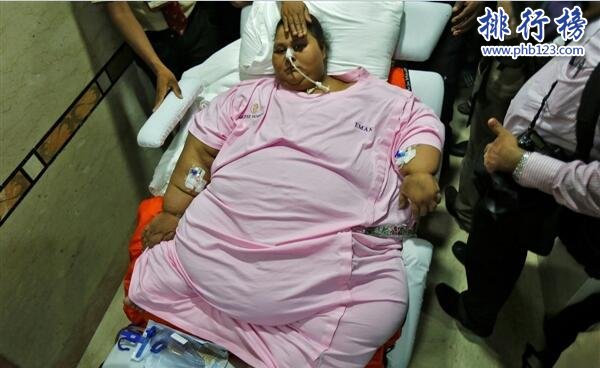 全球最胖女性去世：艾提曾重達1000斤，25年來無法下床(圖)