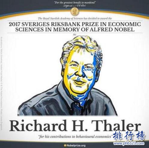 2017年諾貝爾經濟學獎揭曉，理察·塞勒因行為經濟學獲獎