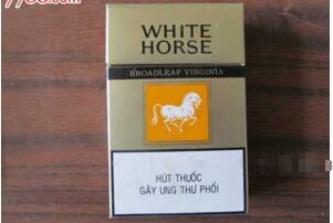 White Horse(白馬)香菸價格表圖,越南白馬香菸價格排行榜(1種)