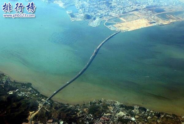 中國最長跨海大橋排名,中國十大跨海大橋長度排名