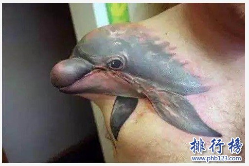 海豚紋身圖片