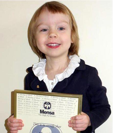 世界上智商最高的小孩，艾麗斯·阿莫斯(3歲時智商超愛因斯塔)