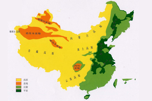 中國四大盆地,最大的盆地塔里木盆地好似一個巨大的碗口