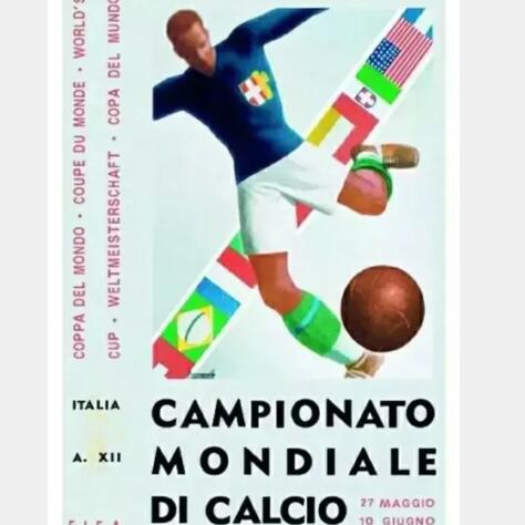 1934年世界盃冠軍：義大利