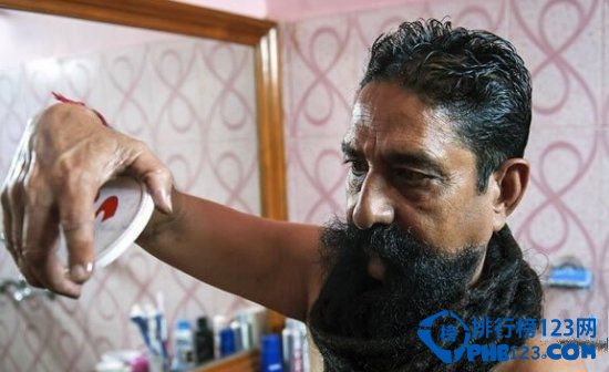 32年未剪的鬍子  世界最長的鬍子