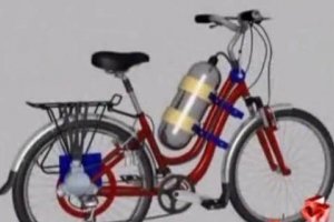 空氣腳踏車：中國民間發明家研發空氣動力腳踏車，成果良好