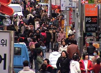 韓國人口數量2016