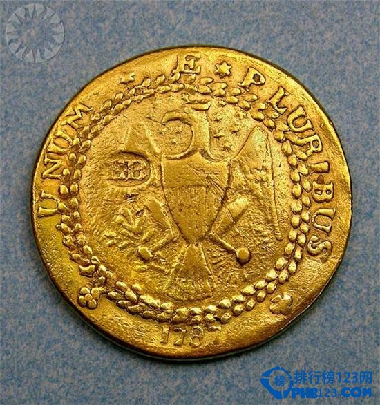 1787年發行的古幣布拉舍達布隆硬幣