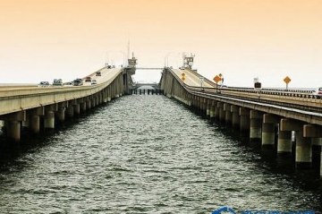 世界上最長的橋:龐恰特雷恩湖橋