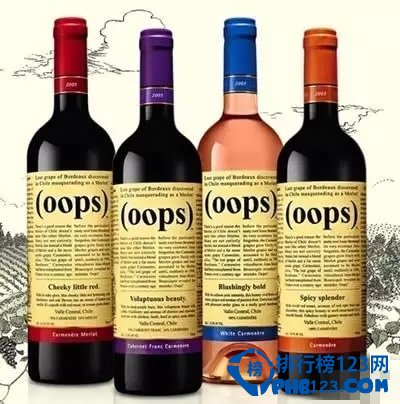 世界十大最奇特葡萄酒品牌：哎呀Oops