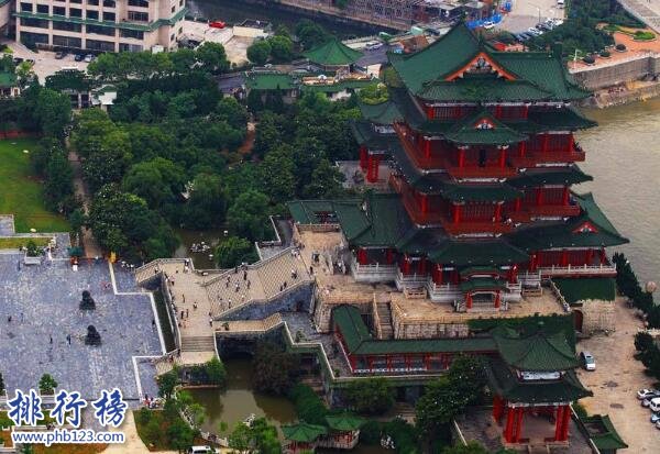 中國四大名樓：蓬萊閣 、滕王閣、黃鶴樓、岳陽樓